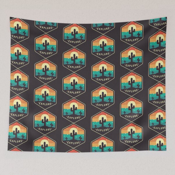 Item preview, Explore Desert Travel Shield designed and sold by TinyGinkgo.