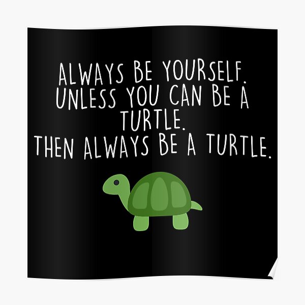 A1Funny Turtle Poster Art Print 60 x 90cm 180gsm Tortoise Frisbee Gift #8315