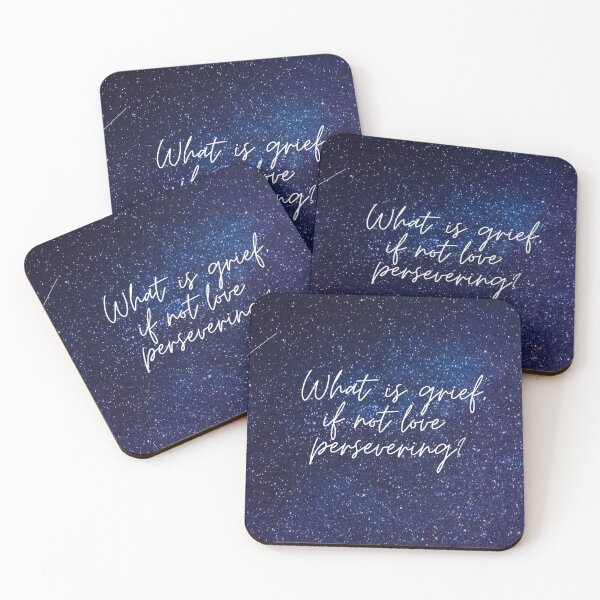 Item preview, what is grief if not love persevering? with stars designed and sold by LannisterOnMars.
