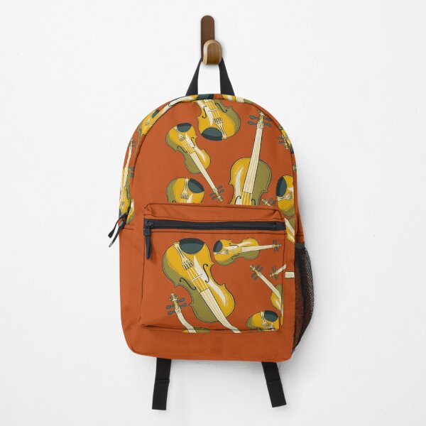 Item preview, Violin Musical Instrument Pattern Orange designed and sold by jasmijndeklerk.