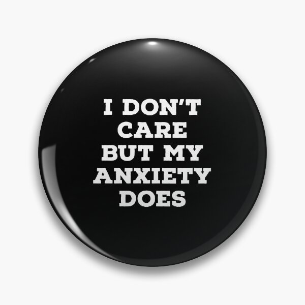 Item preview, I don't care but my anxiety does - funny shirt. designed and sold by Theleochick.