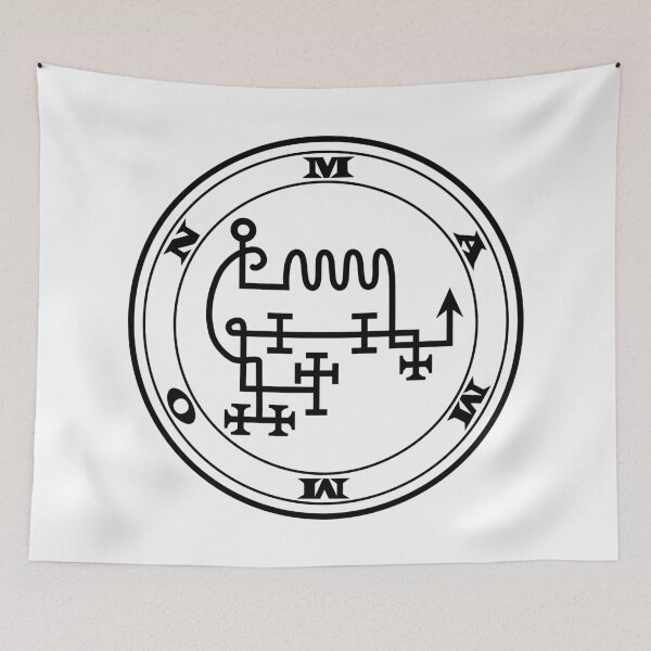 Item preview, Mammon demon black Sigil occult Magick Seal designed and sold by InfernalDesignZ.