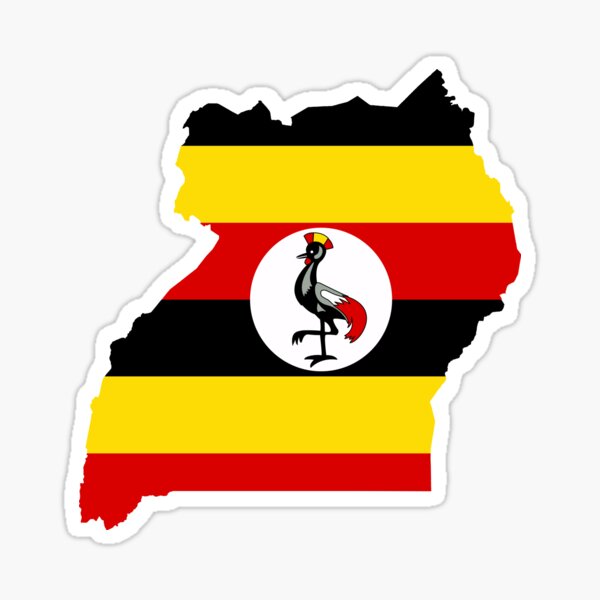 Item preview, Flag Map of Uganda  designed and sold by abbeyz71.