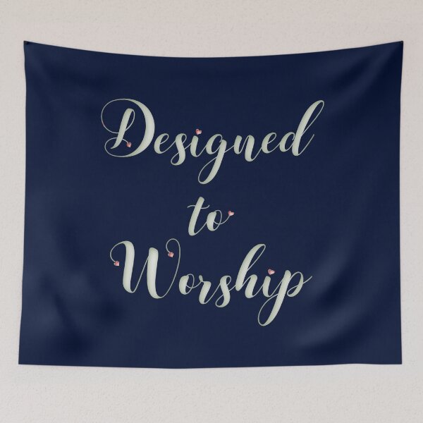 Item preview, Designed To Worship - Christian Quote, Christian Meme designed and sold by TheKingdomAttic.