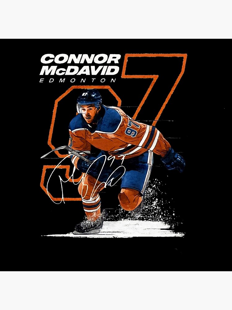 Edmonton Oilers Kids 500 Level Connor McDavid Edmonton Navy Kids Shirt