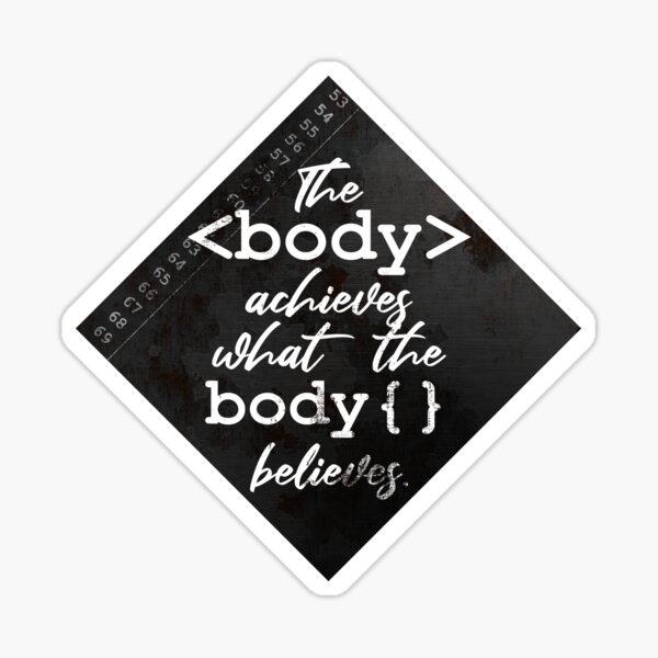 No <body> shaming! Sticker