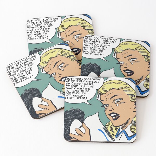 Item preview, Crying Comic Nurse designed and sold by brushandframes.
