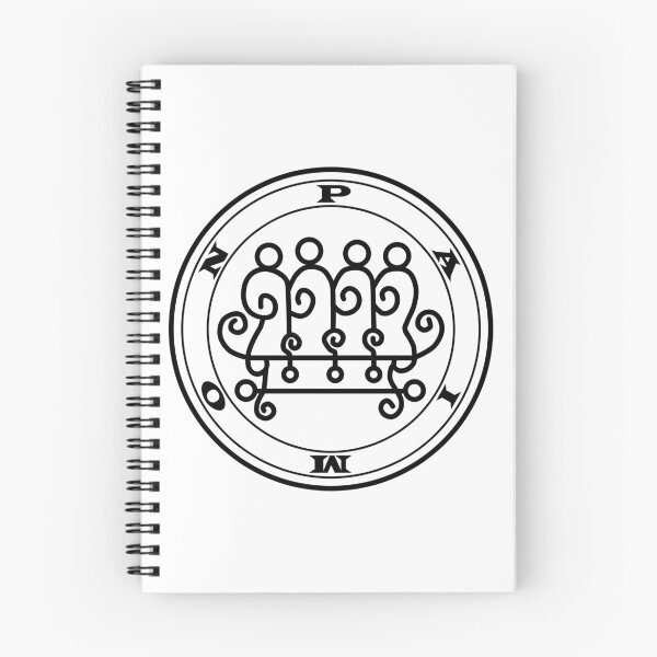 Item preview, Paimon demon King black Sigil occult Magick Seal designed and sold by InfernalDesignZ.