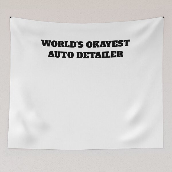 Item preview, Auto detailer world's okayest car wash designed and sold by Jeangel97.