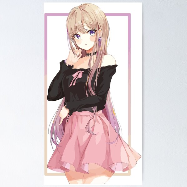 Item preview, Cute waifu designed and sold by arkturix.