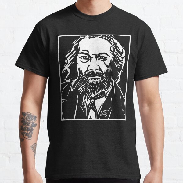 Vista previa del artículo con la obra «Mijail Bakunin», diseñado y vendido por Good-Looking Corpse.