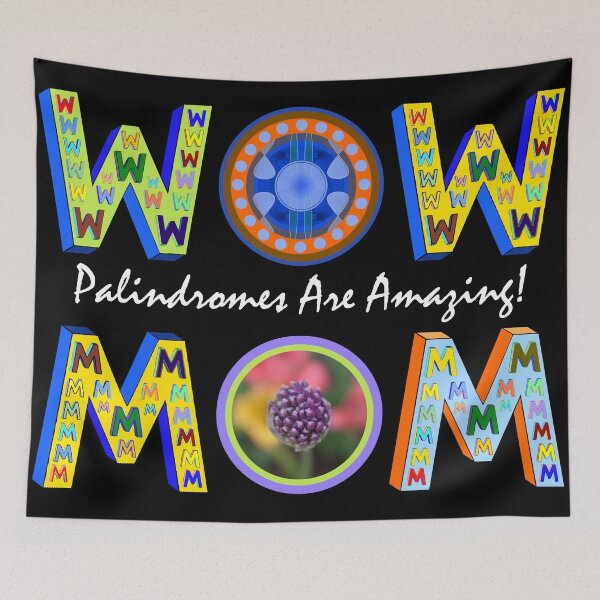 Item preview, Wow Mom Palindromes Are Amazing designed and sold by artfulnotebook.