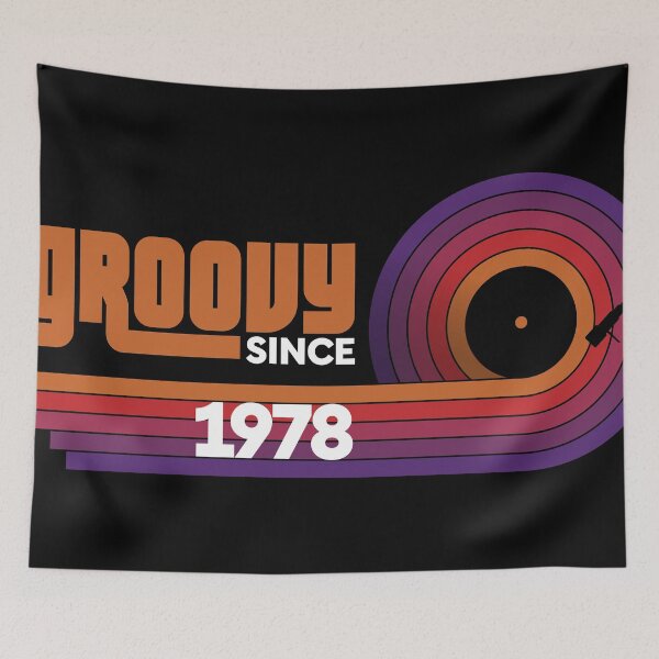 Item preview, 43 birthday | 1978 retro | groovy lp records designed and sold by hummyteez.