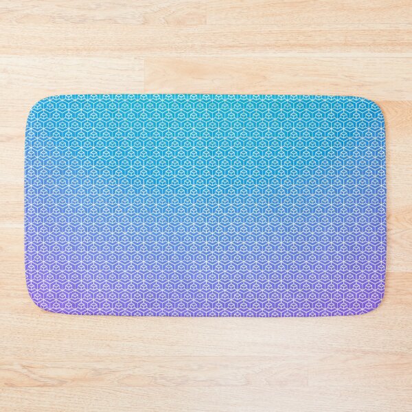 Item preview, Blue and pink isometric pattern for beautiful kimono of Japan  designed and sold by Ittele.