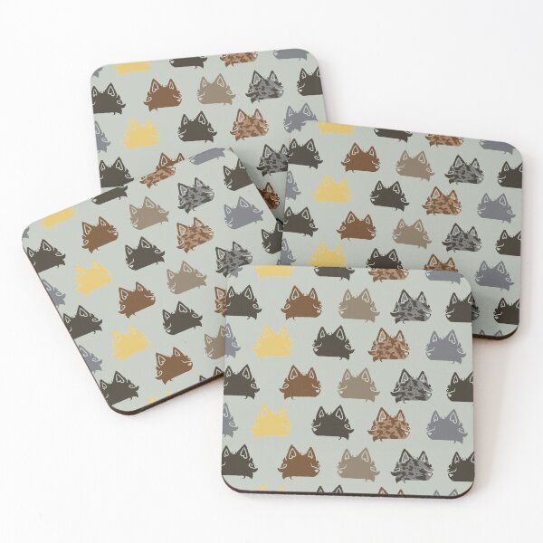 Item preview, Hungarian Mudi simplistic pattern designed and sold by Deadpaperbags.
