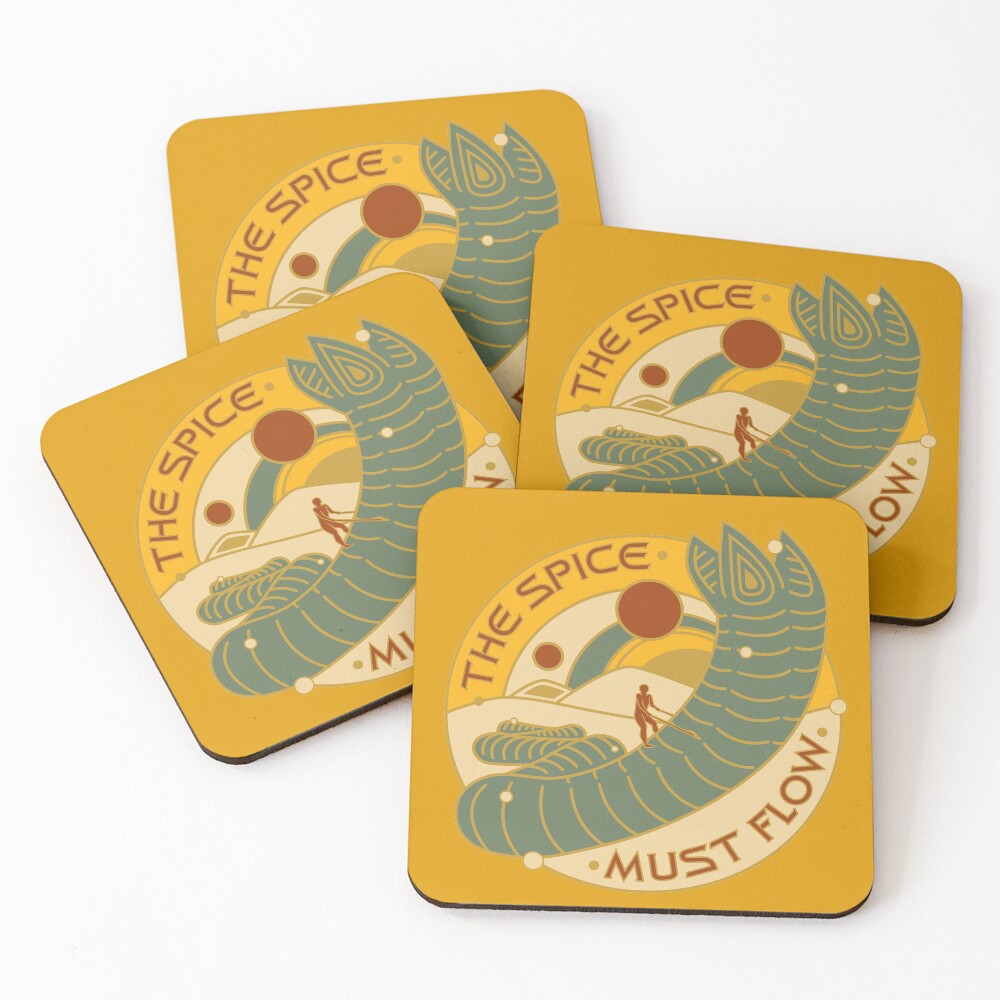 The Spice Must Flow Coasters (Set of 4)