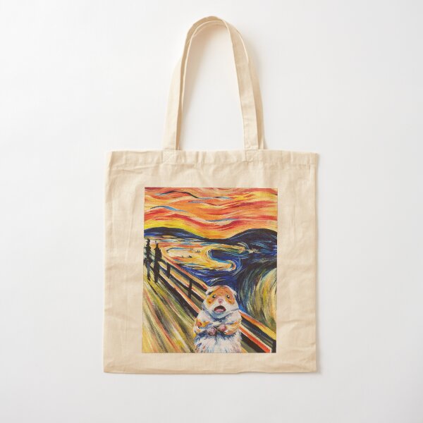 The Screaming Hamster Cotton Tote Bag