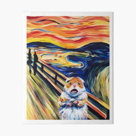 The Screaming Hamster Art Board Print