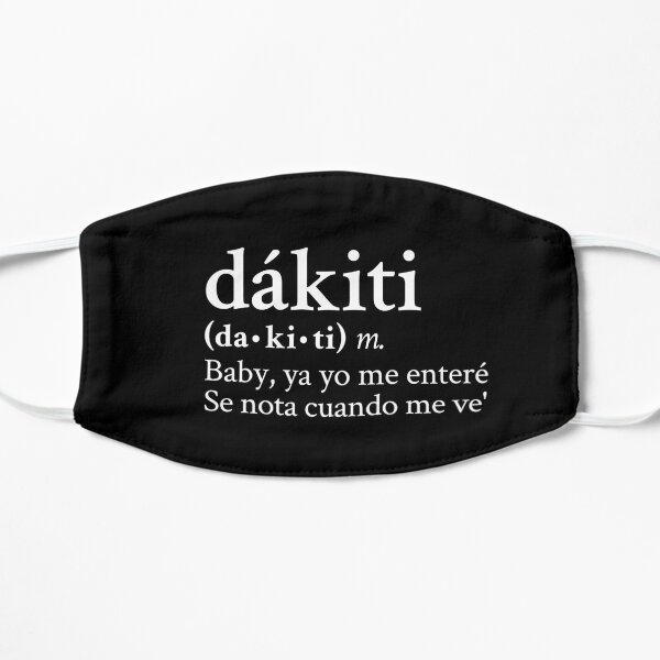 Dákiti by Bad Bunny Flat Mask