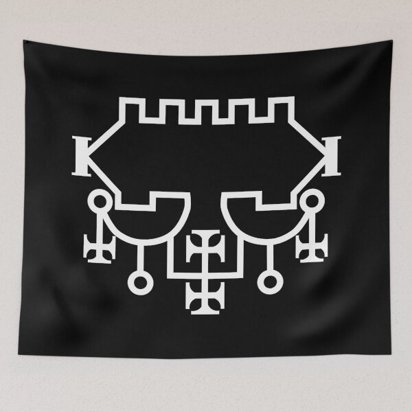 Item preview, Belial Demon King inner Sigil white occult Magick Seal designed and sold by InfernalDesignZ.
