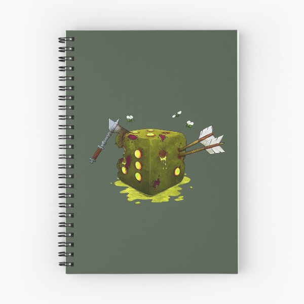 Item preview, D6 Zombie designed and sold by SideQuest - Scribbled Chaos!.