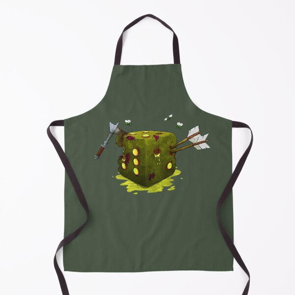 Item preview, D6 Zombie designed and sold by SideQuest - Scribbled Chaos!.
