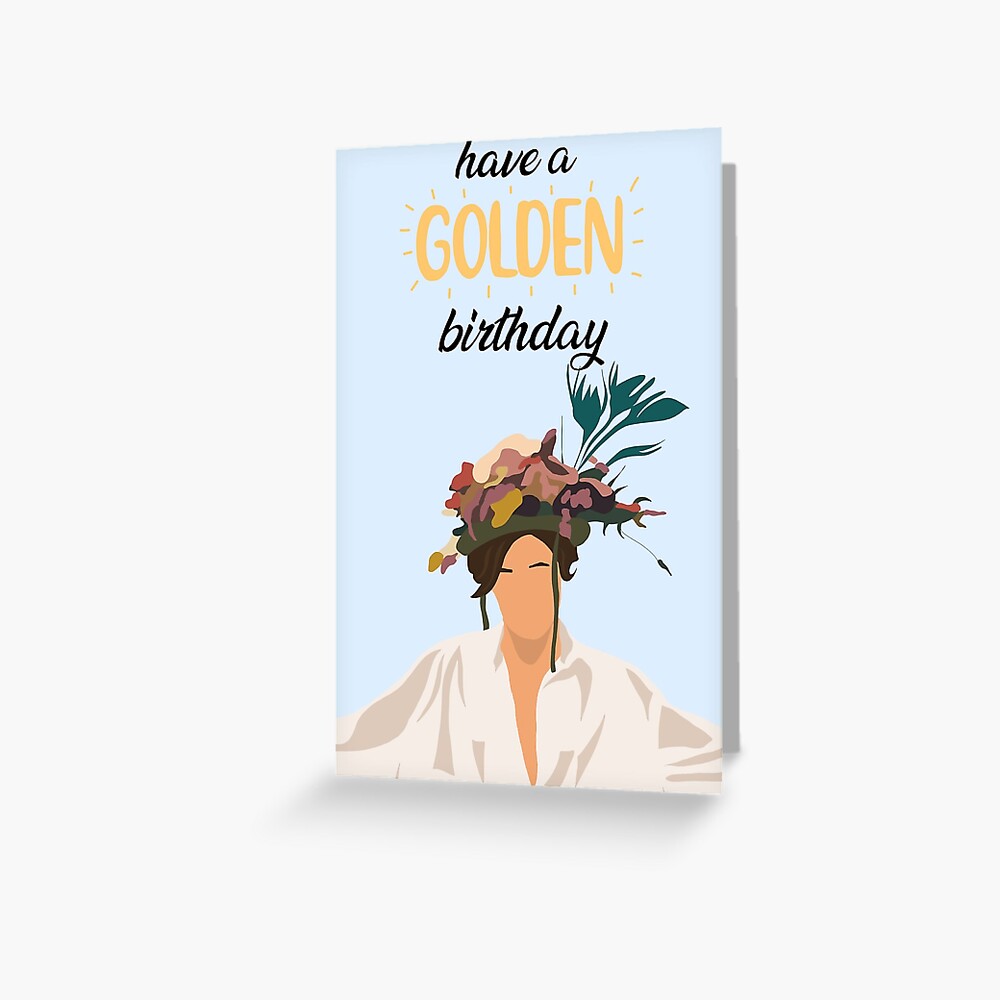 Harry Styles Golden Birthday Card Greeting Card by millycunliffe | Redbubble Harry Styles Golden Birthday Card Greeting Card by... 