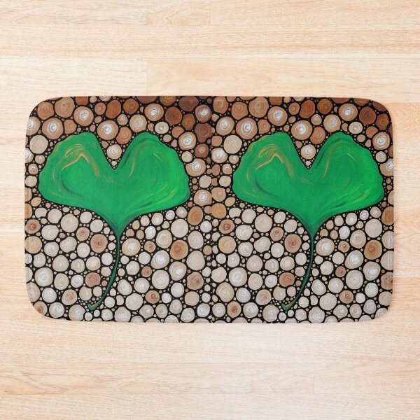 Item preview, Ginkgo Leaf Mosaic Art - Wisdom - Sharon Cummings designed and sold by Sharon Cummings Art.