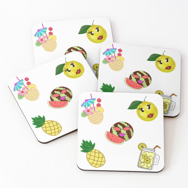 Item preview, Cute Fruity Stickers designed and sold by onceuponamoon.