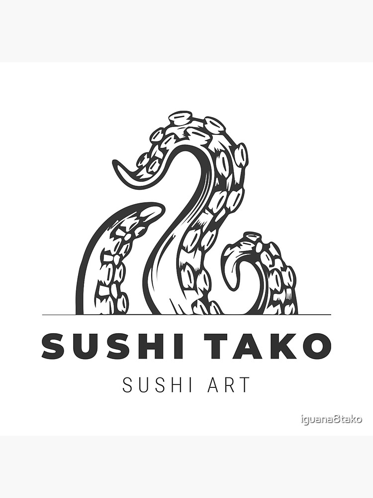 "sushi Art" Sticker for Sale by iguana8tako Redbubble