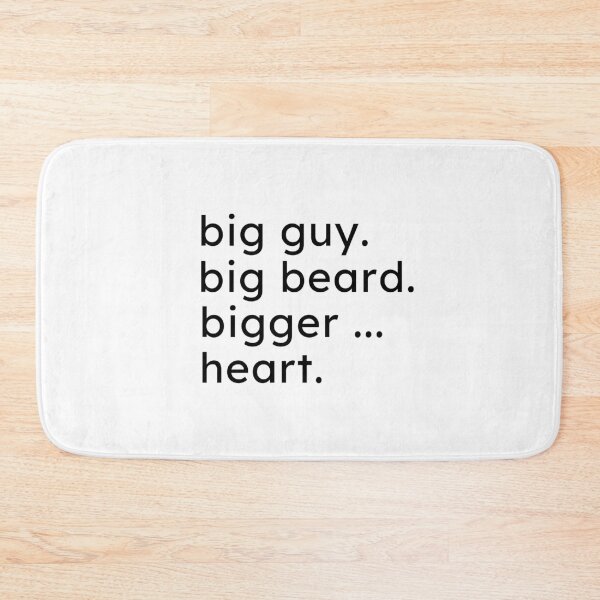 Item preview, big guy big beard bigger heart designed and sold by dress-in.
