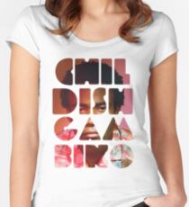childish gambino Women's Fitted Scoop T-Shirt
