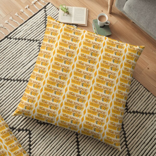 The Spice Must Flow. Horizontal Design. Floor Pillow