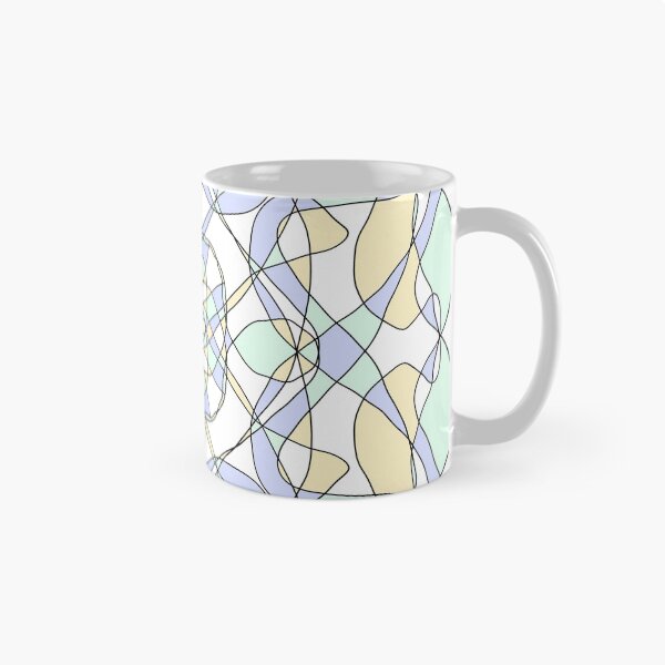 Item preview, Geometric green, yellow, and purple design.  designed and sold by PaintingsByKF.