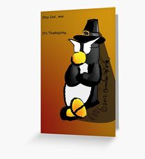 Penguin Card - Thanksgiving Greeting Card