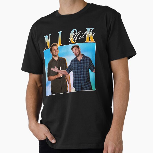 Item preview, NICK MILLER Homage Tee designed and sold by BENWYATTS.