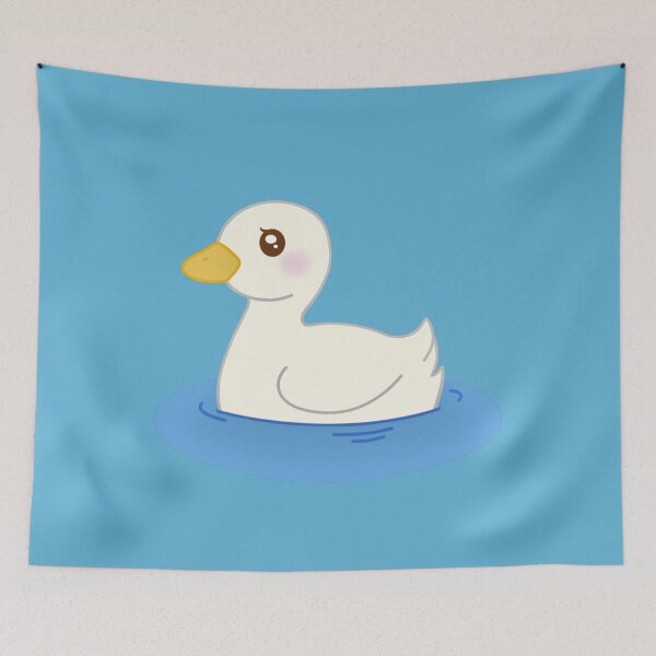 Item preview, White Duck Swimming designed and sold by Moni-Makes-Art.