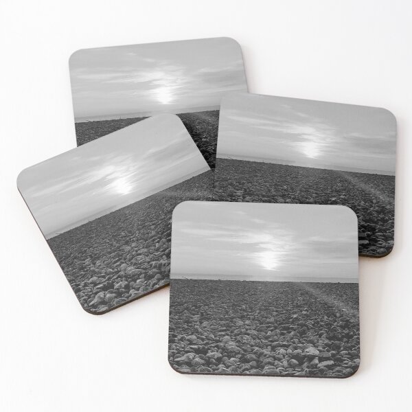 Item preview, Beach stones sunset in black and white designed and sold by Emma  Amies.