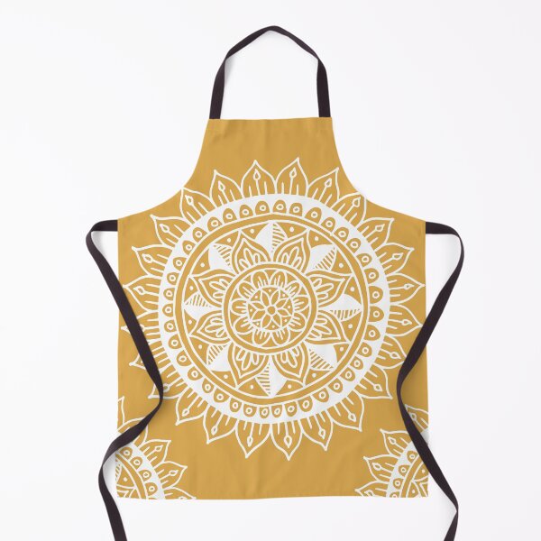 Item preview, Mustard Yellow Zen Mandala designed and sold by Julie Erin Designs.