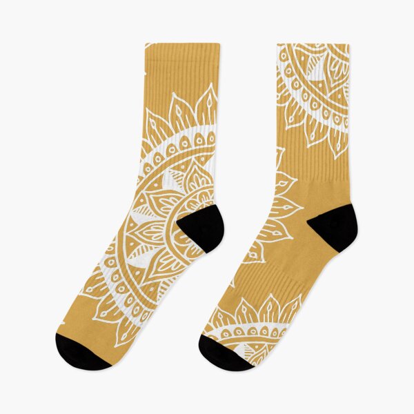 Item preview, Mustard Yellow Zen Mandala designed and sold by Julie Erin Designs.