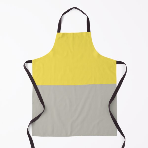 Item preview, Yellow and Grey Horizontal Line Solid Colors 2021 Color of the Year Illuminating and Lead Crystal designed and sold by ColorOfTheYears.