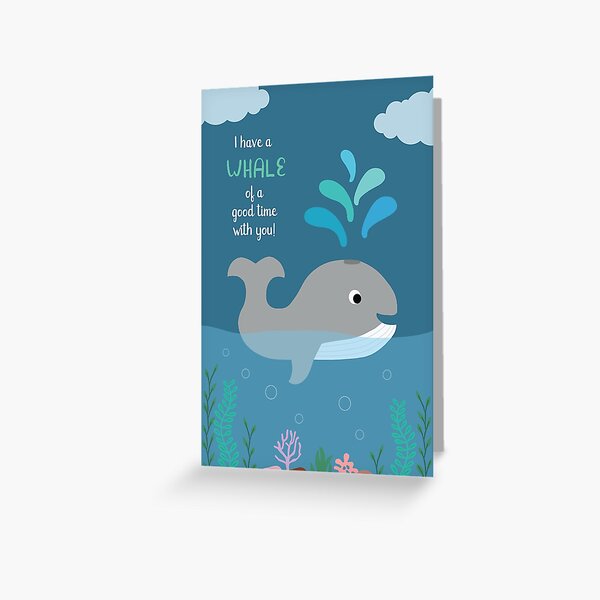 Whale of a Good Time Greeting Card