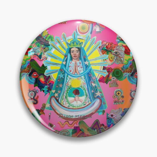 Item preview, Virgin of Lujan and graffitis designed and sold by Diego Manuel Rodriguez.
