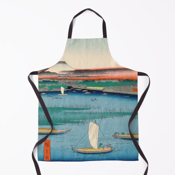 Item preview, Mount Fuji over Sumida River Vintage Ukiyo-e Japanese Art designed and sold by VintageArchive.
