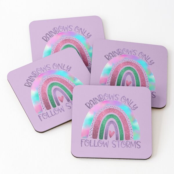Item preview, Rainbows only follow storms designed and sold by WOWSOMETHINGNEW.