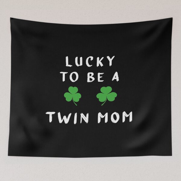 Item preview, Lucky To Be A Twin Mom.Twin pregnancy announcement,St.Patrick's Day pregnancy announcement,St.Pattys day pregnancy, pregnancy announcement. designed and sold by midodesign20.