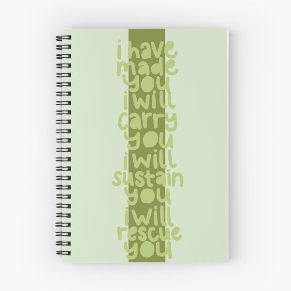 Item preview, Isaiah 46:4 Green Stripe designed and sold by faithprints.