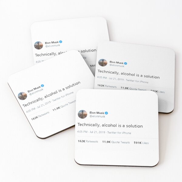 Item preview, Elon Musk Tweet designed and sold by jfreedom.
