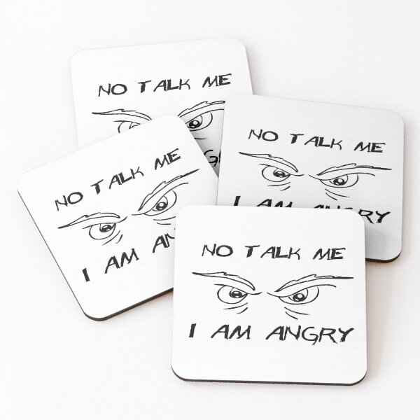 Item preview, No Talk Me Im Angry designed and sold by RoaaMagic.