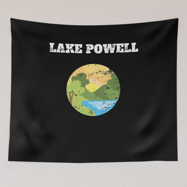 Item preview, Lake powell utah fishing Retro Vintage designed and sold by Jeangel97.